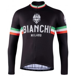 STORIA Radtrikot langarm schwarz