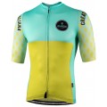 TIRANO Radtrikot kurzarm gelb/celeste