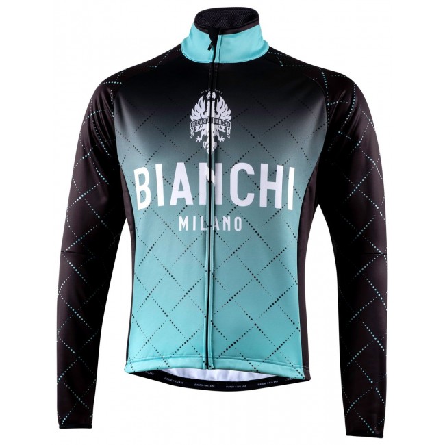 TRAONA Fahrrad Winterjacke schwarz/celeste TRAONA Fahrrad Winterjacke schwarz/celeste