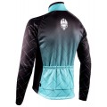 TRAONA Fahrrad Winterjacke schwarz/celeste TRAONA Fahrrad Winterjacke schwarz/celeste