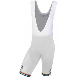 Radsport-Trägerhose VICTORY-Campione del Mondo weiß