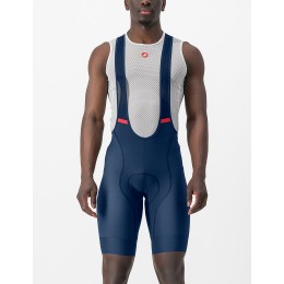 COMPETIZIONE Trägerhose kurz blau