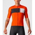 PROLOGO 7 Radtrikot kurzarm rot/orange