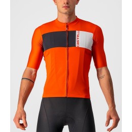 PROLOGO 7 Radtrikot kurzarm rot/orange