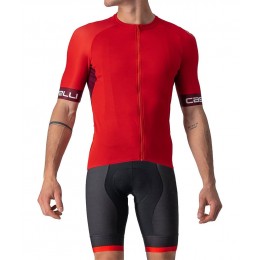 ENTRATA VI+COMPETIZIONE KIT Radsport-Set (Kurzarmtrikot+Trägerhose) rot/schwarz