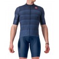 LIVELLI+COMPETIZIONE Radsport-Set (Kurzarmtrikot+Trägerhose) blau