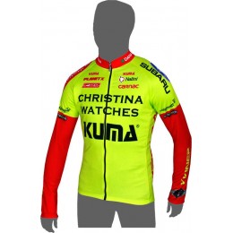 CHRISTINA WATCHES-KUMA 2014 Langarmtrikot Radsport-Profi-Team