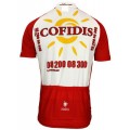Cofidis 2009 Kurzarmtrikot mit kurzem Reißverschluss Cofidis 2009 Kurzarmtrikot mit kurzem Reißverschluss