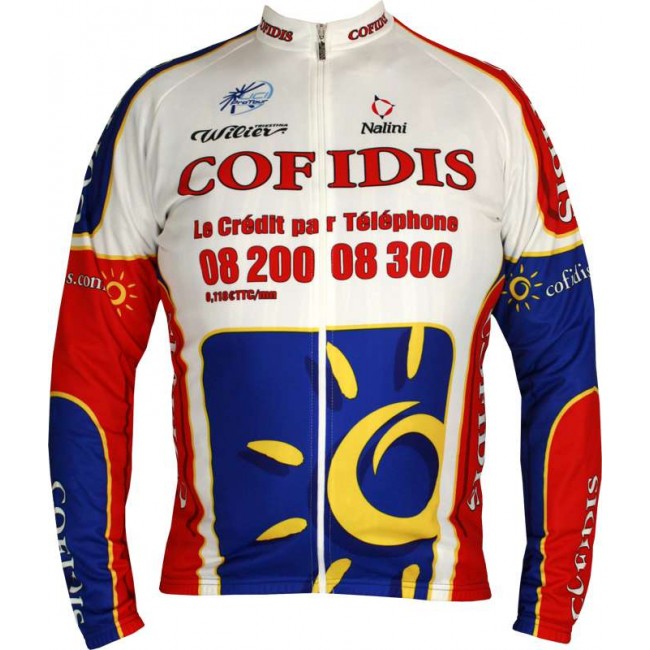 Cofidis 2006 Langarmtrikot-Radsport-Profi-Team Cofidis 2006 Langarmtrikot-Radsport-Profi-Team