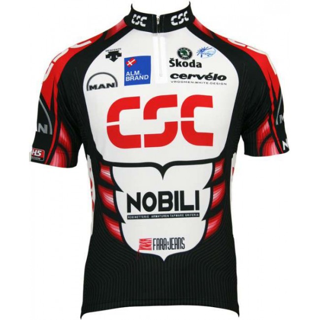 CSC 2006 Kurzarmtrikot mit kurzem Reißverschluss CSC 2006 Kurzarmtrikot mit kurzem Reißverschluss