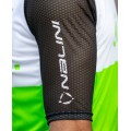 New Classica Radtrikot kurzarm grün/weiß