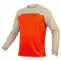 MT500 BURNER Radtrikot langarm MTB/Freeride orange/beige (paprika)
