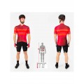 Virtual Texture Radtrikot kurzarm rot Virtual Texture Radtrikot kurzarm rot