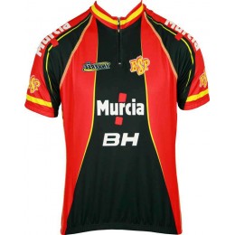 ESPAÑA 2012 Radsport-Profi-Team-Kurzarmtrikot mit kurzem Reißverschluss