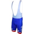 FRANCAISE DES JEUX (FDJ) 2016 Trägerhose blau B'TWIN Radsport-Profi-Team FRANCAISE DES JEUX (FDJ) 2016 Trägerhose blau B'TWIN Radsport-Profi-Team