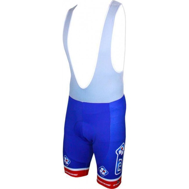 FRANCAISE DES JEUX (FDJ) 2016 Trägerhose blau B'TWIN Radsport-Profi-Team FRANCAISE DES JEUX (FDJ) 2016 Trägerhose blau B'TWIN Radsport-Profi-Team