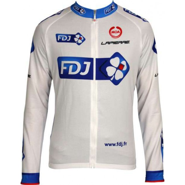FRANCAISE DES JEUX (FDJ) 2011 Radsport-Profi-Team-Langarmtrikot FRANCAISE DES JEUX (FDJ) 2011 Radsport-Profi-Team-Langarmtrikot