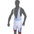 FRANCAISE DES JEUX (FDJ) 2016 Trägerhose weiß B'TWIN Radsport-Profi-Team FRANCAISE DES JEUX (FDJ) 2016 Trägerhose weiß B'TWIN Radsport-Profi-Team