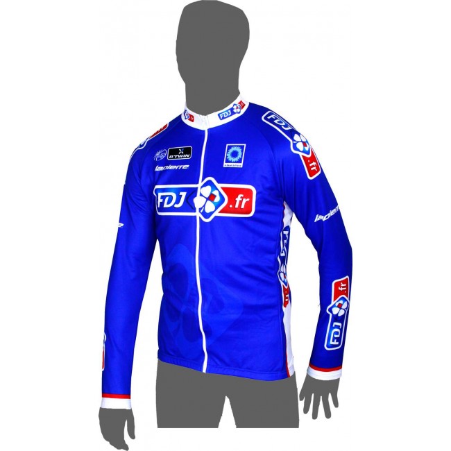 FRANCAISE DES JEUX (FDJ.fr) 2014 Langarmtrikot Radsport-Profi-Team FRANCAISE DES JEUX (FDJ.fr) 2014 Langarmtrikot Radsport-Profi-Team
