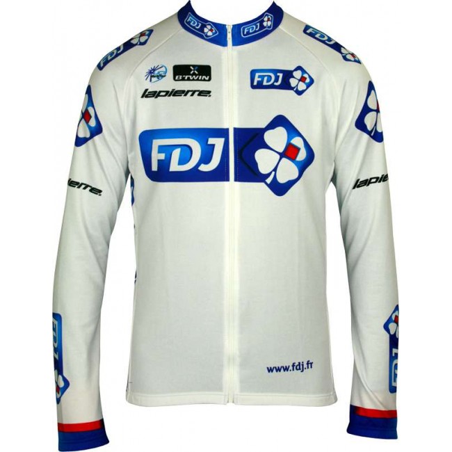 FRANCAISE DES JEUX (FDJ) 2013 Langarmtrikot-Radsport-Profi-Team FRANCAISE DES JEUX (FDJ) 2013 Langarmtrikot-Radsport-Profi-Team