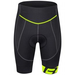 B30 Radhose kurz schwarz/neongelb