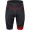 B30 Radhose kurz schwarz/rot