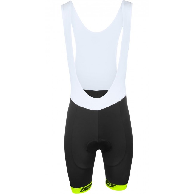 B38 Trägerhose kurz schwarz/neongelb B38 Trägerhose kurz schwarz/neongelb