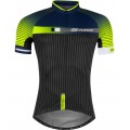 DASH Radsport-Set (Radtrikot+Trägerhose) schwarz/neongelb