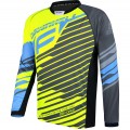 DOWNHILL Radtrikot langarm MTB/Freeride neongelb
