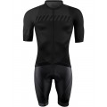 FASHION Radsport-Set (Radtrikot langer RV+Trägerhose) schwarz FASHION Radsport-Set (Radtrikot langer RV+Trägerhose) schwarz