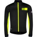 FROST Softshell Fahrradjacke schwarz/neongelb