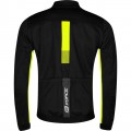 FROST Softshell Fahrradjacke schwarz/neongelb