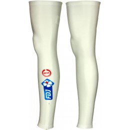 Radsport-Beinlinge weiß FRANCAISE DES JEUX (FDJ)-BIG MAT 2012-Radsport-Profi-Team