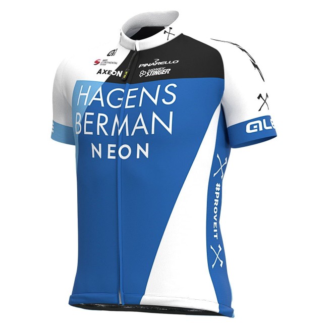 HAGENS BERMAN AXEON 2020 Radtrikot kurzarm (langer RV)-ALE Radsport-Profi-Team HAGENS BERMAN AXEON 2020 Radtrikot kurzarm (langer RV)-ALE Radsport-Profi-Team