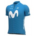 MOVISTAR 2021 Radtrikot kurzarm (langer RV)-ALE Radsport-Profi-Team