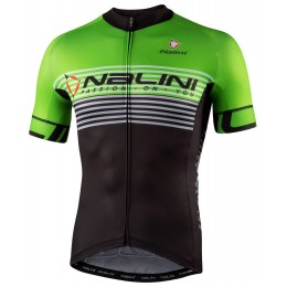 BORGO B Radtrikot kurzarm schwarz/grün
