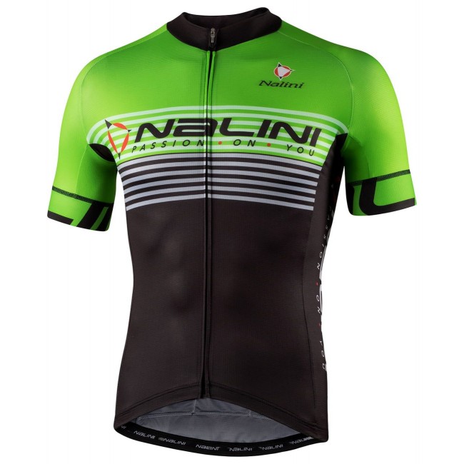 BORGO B Radtrikot kurzarm schwarz/grün BORGO B Radtrikot kurzarm schwarz/grün