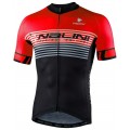 Radsport-Set (Radtrikot BORGO B+Radhose VILLAGGIO B) schwarz/rot