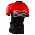 Radsport-Set (Radtrikot BORGO B+Radhose VILLAGGIO B) schwarz/rot