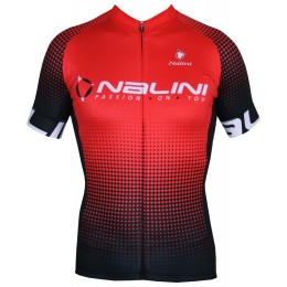 BORGO C Radtrikot kurzarm rot/schwarz