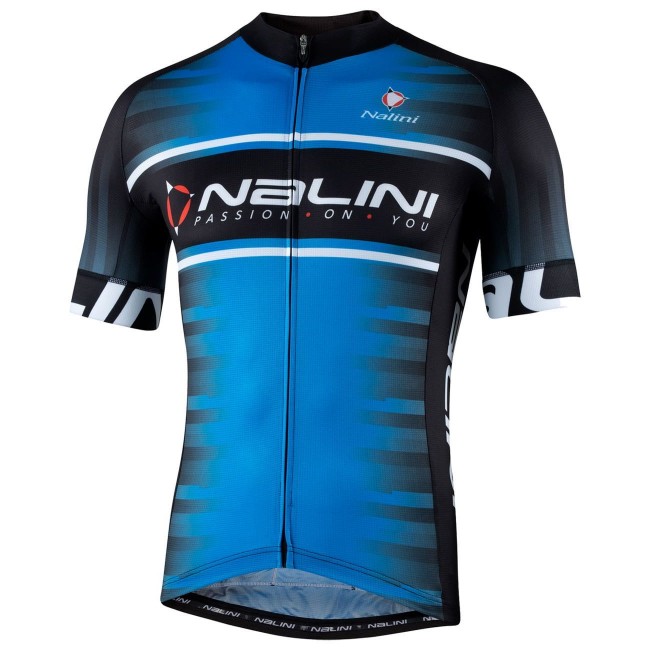 BORGO Radtrikot kurzarm schwarz/blau BORGO Radtrikot kurzarm schwarz/blau