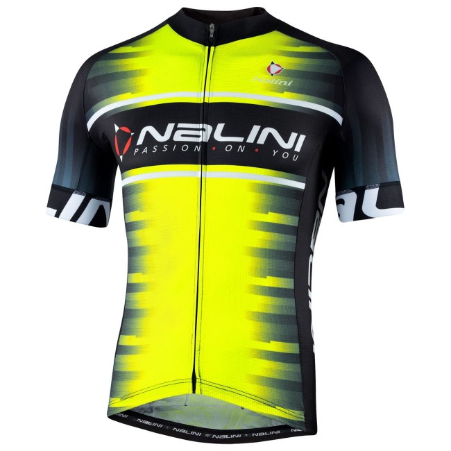 BORGO Radtrikot kurzarm schwarz/neongelb BORGO Radtrikot kurzarm schwarz/neongelb