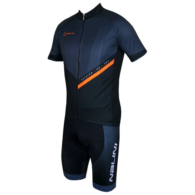 Radsport-Set (Radtrikot VENDETTA+Trägerhose FIREBALL) schwarz/anthrazit Radsport-Set (Radtrikot VENDETTA+Trägerhose FIREBALL) schwarz/anthrazit