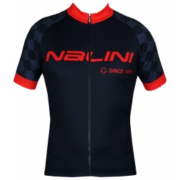 Flag Jersey Radtrikot kurzarm schwarz/rot