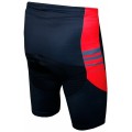 LIGHTNING Radhose kurz schwarz/rot
