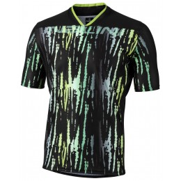 LILLEHAMMER1994 MTB Radtrikot kurzarm schwarz/grün