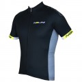Radsport-Set (Radtrikot Native Jersey+Radhose SISCO 2) schwarz/neongelb