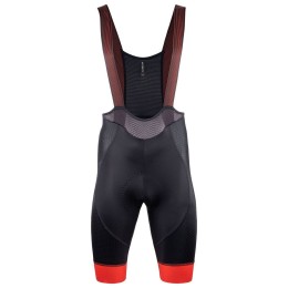 New Color Bib Short Trägerhose kurz schwarz/rot