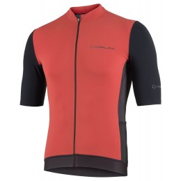 New Sun Block Radtrikot kurzarm schwarz/ziegelrot