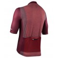 New Wool Radtrikot kurzarm rot